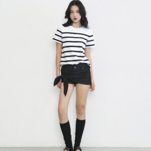 Quần ngắn giả váy denim